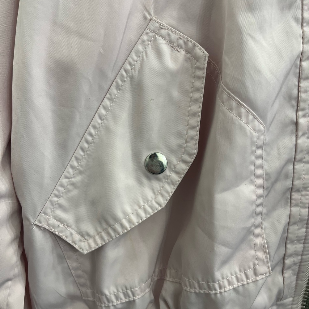 Free People Light Blush Pink Midnight Bomber Jacket - Picture 6 of 7